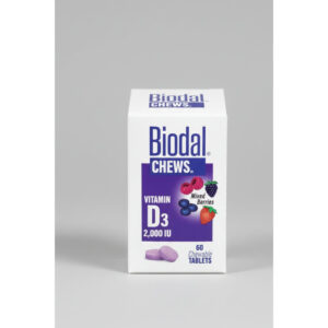 Biodal Vit D3 2,000 IU Mixed Berries 60 Chew Tab
