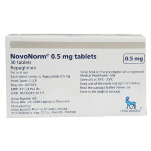 NovoNorm 0.5mg 30 Tab