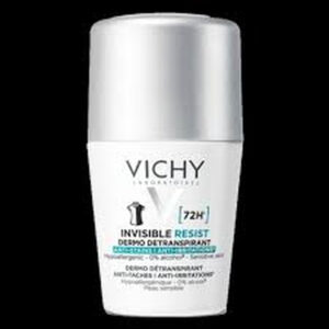 Offer Vichy Invisible Resist 72H Deo Roll On For Women 50ml 50% Off On 2nd Piece^^1