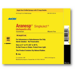مبرد C.P=P.P Aranesp 60 mcg Solution Inj