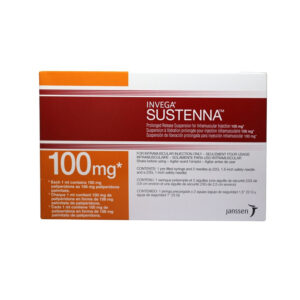 Invega Sustenna 100mg IM Pre Filled Syringe Inj C.P15P.P