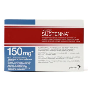 Invega Sustenna 150mg 1 Syringe IM Inj C.P15P.P