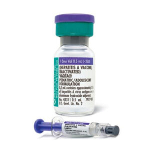 VAQTA Pediatric Vaccine 0.5 ml Inj Vial مبرد