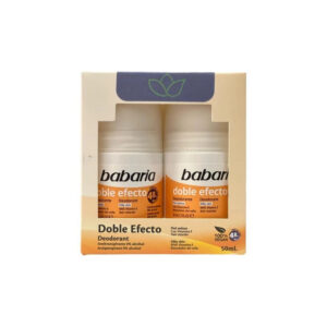 Offer Babaria Double Effect Deo Roll On 50ml 2Pcs Secial Price ^^1 يرسل مفكوك