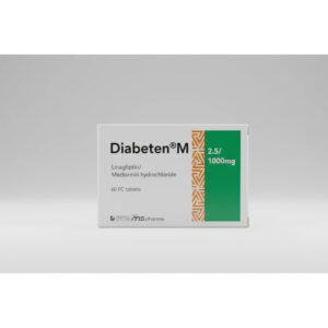 N.3.A 6/6/2026 Diabeten M 2.5/1000mg 60 Tab