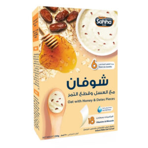 Sahha Oat With Honey & Date Cereal 250g 6@26
