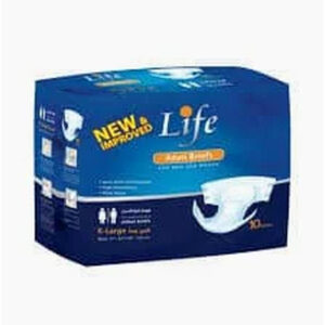 Life Briefs Unisex (XL) 10 A/Diapers