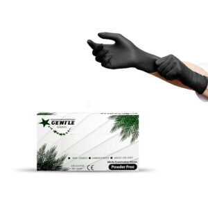 Latex Gloves (Powder Free) 100 Pcs - M N..AC 6/3/2025  اسود
