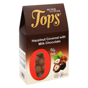 Tops G/F S/F Dragee Hazelnut Covered With Milk Chocolate 150g