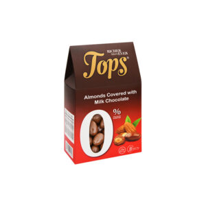 Tops G/F S/F Dragee Almonds Covered With Milk Chocolate 150g