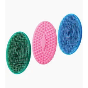 Raghad Organics Face & Body Silicone Loofah-Pink جميع الألوان