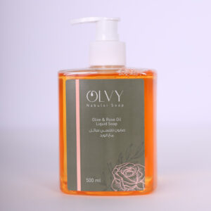 Olvy Olive & Rose Oil Liquid Soap 500ml