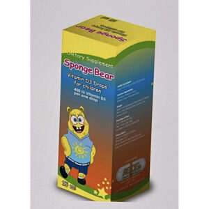 Sponge Bear Kids Vit D3 Drops 15ml