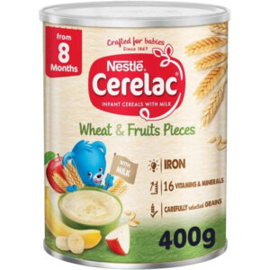 Cerelac Wheat & Fruit Pieces Cereal 400g 10@26 -->(Ja)