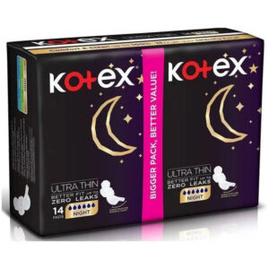 Kotex Duo Pack Ultra Thin Night 14 L/Pads