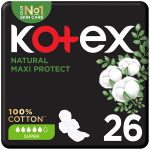 Kotex Natural Maxi Super 26 L/PADS N..AC3/8/2025