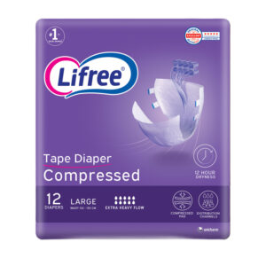 Lifree Compressed (L) 12 A/Diapers