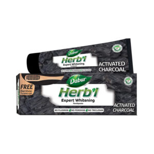 Offer Dabur Herbal Activated Charcoal Expert Whitening T/P 150g +T/B Free ^^1