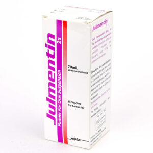 Julmentin 2X 457mg Susp 70ml $Temp.8-5 *M,Tl,Sw,Da,Yas,W,Ra,Ja,Ab,Ar,Mr1