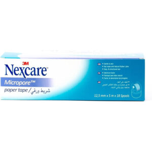 NexCare Micropore Plaster Paper Tape 12.5mm*5m- Ntm 1255-18 Pcs