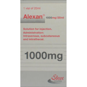 C.P=P.P Alexan 1000mg/20ml Inj Amp