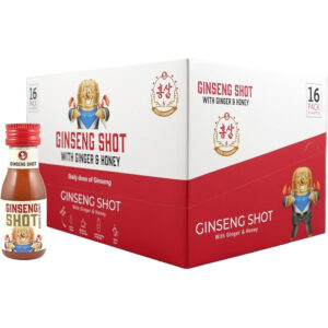 The Ginger People Ginseng Shot Ginger & Honey Drink 30ml 16 Pcs