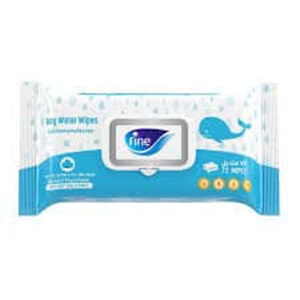 Fine Baby Water Wipes 72 Pcs^^1