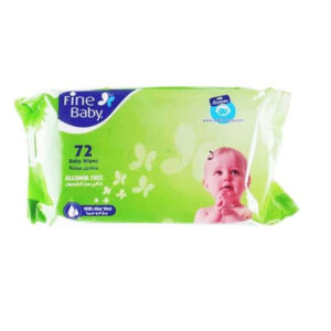 Fine Aloe Vera Baby Wipes 72 Pcs