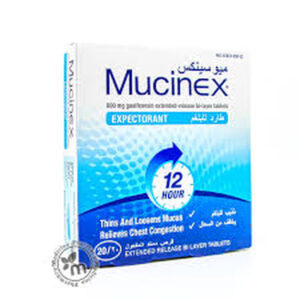 Mucinex 600mg 20 Tab