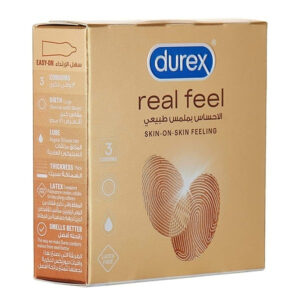Durex Real Feel 3 Condoms N..AC 22/4/2026