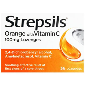 Strepsils Orange & Vit C 36 Loz
