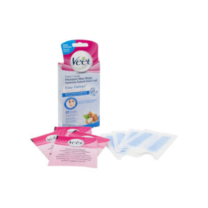 Veet Face Wax Strips (Sensitive) 20 Pcs + Wipes 4 Pcs N..AC 27/4/2025 Del