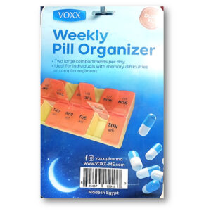Weekly Pill Organizer Box -3 Times
