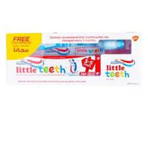 Offer Aquafresh Little Teeth 3-5 Yrs Kids T/P 50ml + T/B Free ^^1