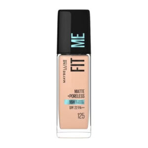 Maybelline Fit Me Matte+Poreless Spf 22 16H Liquid Foundation (125) 30ml