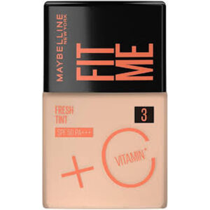 (03) Maybelline Fit Me Fresh Tint Spf 50 With Vit C Foundation 30ml
