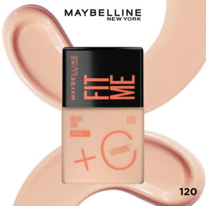 (06) Maybelline Fit Me Fresh Tint Spf 50 With Vit C Foundation 30ml