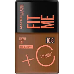 (10.8) Maybelline Fit Me Fresh Tint Spf 50 With Vit C Foundation 30ml