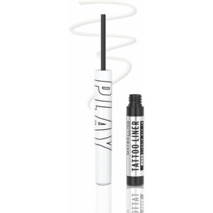 Maybelline Play Waterproof Tattoo Eyeliner 2.1ml -Deffnd Matte White