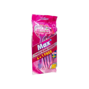 Max Triple Blade Disp. Women Razors 4+1 Free  N..AC 19/10/2025