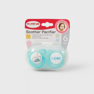 Mum Love Soother/Pacifier 6m+ (Twin Pack)- Girl Del