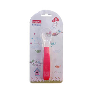Robins Silicone Soft Spoon 6m+ D31110P - Pink