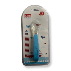 Robins Silicone Soft Spoon 6m+ DB1110-B - Blue