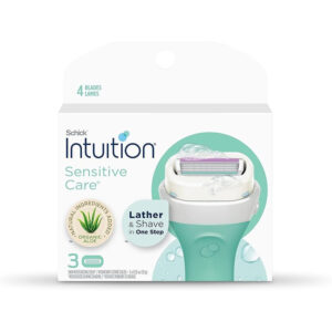 Schick Intuition Sensitive Care Women Razors+1Head Refiller