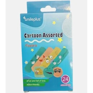 Smile Plus Kids Bandage Plaster Strips (3*3) 20 Pcs N..AC 1/4/2026