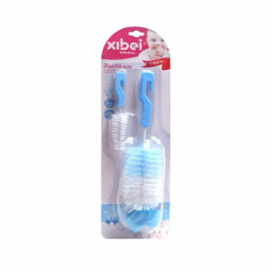 Xibei Multi Function Bottle Brush 2 Pcs With Teat/Nipple Cleaner N..AC 16/2/2026