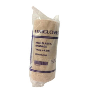 Brown Elastic Bandage 10cm*4.5m-Surgimed