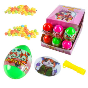 Surprise Egg With Fan Candy Toy 5g جميع الاشكال