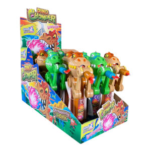 Dinosaur Manual Fan Candy Toys 8g