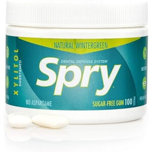 Spry Wintergreen S/F (Keto) Xylitol Gum 10 PcsN..A 26/3/2022